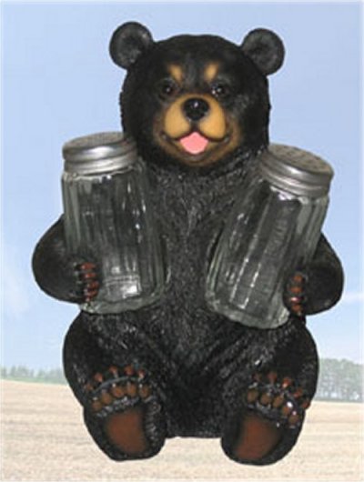 BD23176 Beary Seasoned Bear Salt &Pepper Shaker Set